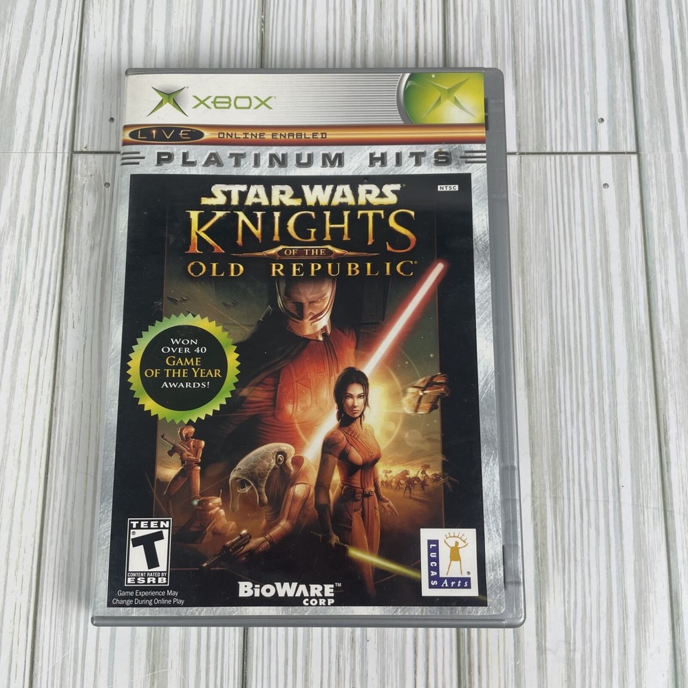 Star Wars Knights‎ of the Old Republic Xbox Platinum Hits
